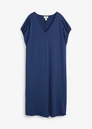 Robe en jersey, col V, viscose mélangée, bonprix