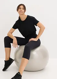 Legging 3/4 de sport ultra-léger à ceinture élastiquée, bonprix