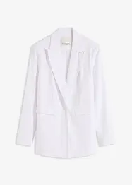 Blazer décontracté en lin avec un large revers, bonprix