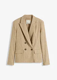 Blazer en lin majoritaire, bonprix