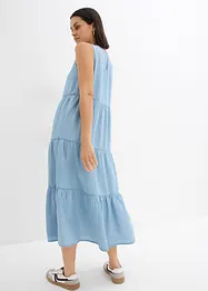 Robe midi en Lyocell lisse, bonprix