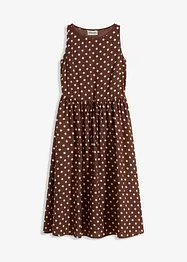 Robe midi avec lien à nouer, bonprix