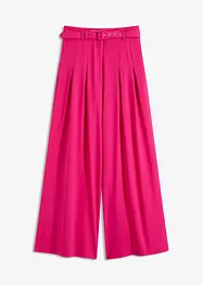 Pantalon à pinces avec ceinture (ens. 2 pces), bonprix