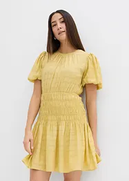 Robe courte smockée, bonprix