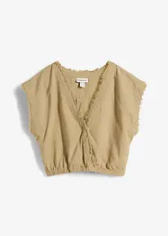 Top blouse raccourci, bonprix