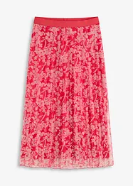 Jupe plissée en jersey mesh, bonprix