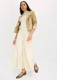 Jupe-culotte en tissu effet froissé, bonprix