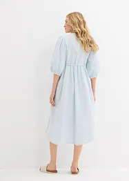 Robe portefeuille en matière texturée, bonprix