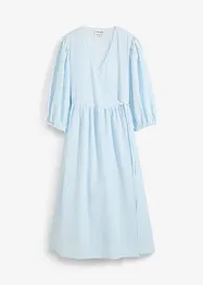 Robe portefeuille en matière texturée, bonprix
