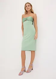 Robe bustier en satin brillant, bonprix