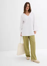 T-shirt oversize en coton élastiqué, bonprix