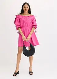 Robe en jersey à col Bardot, bonprix