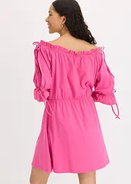 Robe en jersey à col Bardot, bonprix