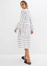 Robe midi rayée, 100% coton, bonprix