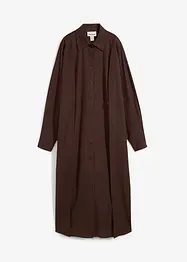 Robe-chemise oversize en viscose mélangée, bonprix