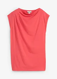 T-shirt col bénitier contenant de la viscose, bonprix