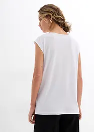 T-shirt col bénitier contenant de la viscose, bonprix