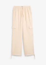 Pantalon fluide à poches cargo, bonprix