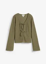 Gilet en crêpe jersey texturé, bonprix