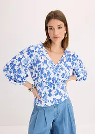 T-shirt smocké, bonprix