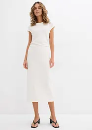 Robe midi en douce viscose mélangée, bonprix