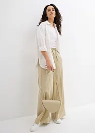Pantalon palazzo 100% coton, bonprix