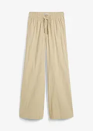 Pantalon palazzo 100% coton, bonprix