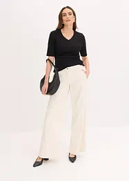 Pantalon large en matière extensible, bonprix