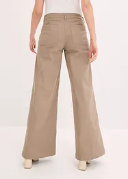 Pantalon large en matière extensible, bonprix