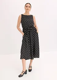 Robe midi avec lien à nouer, bonprix