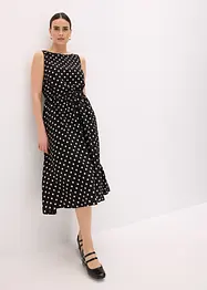 Robe midi avec lien à nouer, bonprix