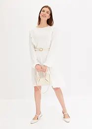 Robe en jersey à volants, bonprix