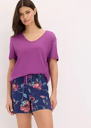 Pyjashort en viscose mélangée, bonprix