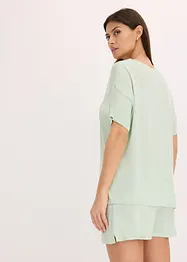 Pyjashort avec T-shirt oversize en viscose, bonprix