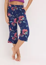 Pantalon de pyjama ample à poches latérales, viscose, bonprix