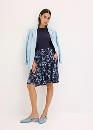 Robe en jersey avec jupe imprimée, bonprix