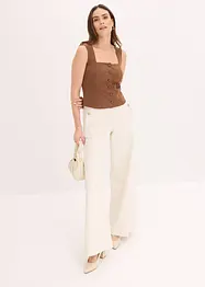 Top blouse boutonné, bonprix