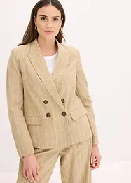 Blazer en lin majoritaire, bonprix