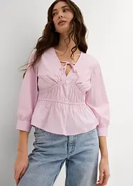 Blouse froncée avec des coutures élastiques, bonprix