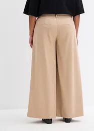 Pantalon à pinces taille haute en viscose mélangée, bonprix
