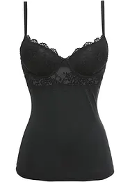 Caraco soutien-gorge en matière microfibre lisse, bonprix