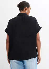 Chemisier oversize en crêpe texturé, bonprix