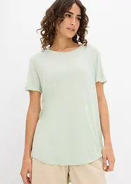 T-shirt long en viscose douce, bonprix