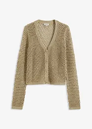 Gilet en maille ajourée, bonprix