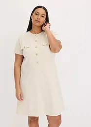 Robe courte avec jupe légèrement évasée, bonprix
