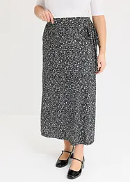 Jupe en jersey crêpe texturé, bonprix