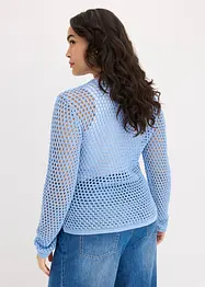 Gilet en maille ajourée, bonprix