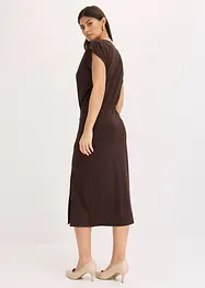 Robe asymétrique en jersey avec fronces, bonprix