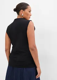 Top en coton élastiqué, bonprix