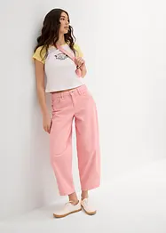 Pantalon twill extensible, bonprix